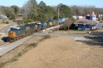 Q542 going by the restored depot